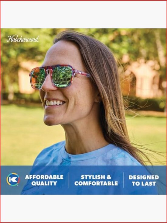 Polarized Retro Square Sunglasses with UV400 Protection main image 5